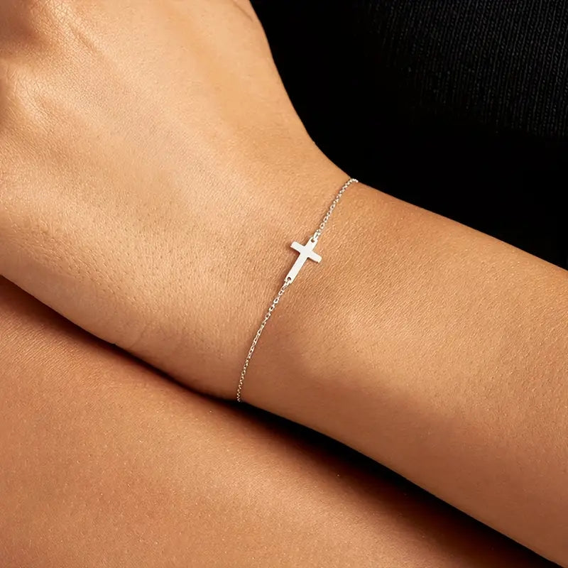 Proverbs Cross Bracelet