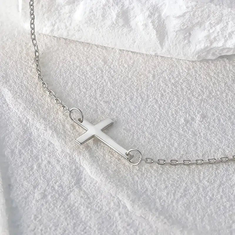 Proverbs Cross Bracelet