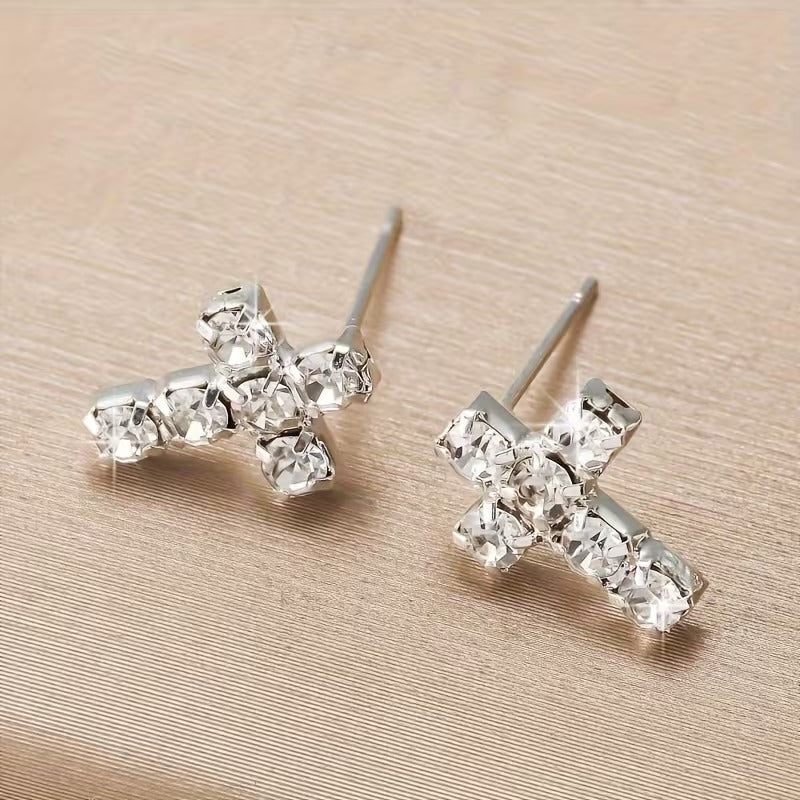Ice Cross Earrings