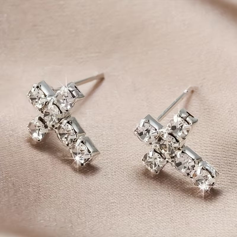 Ice Cross Earrings