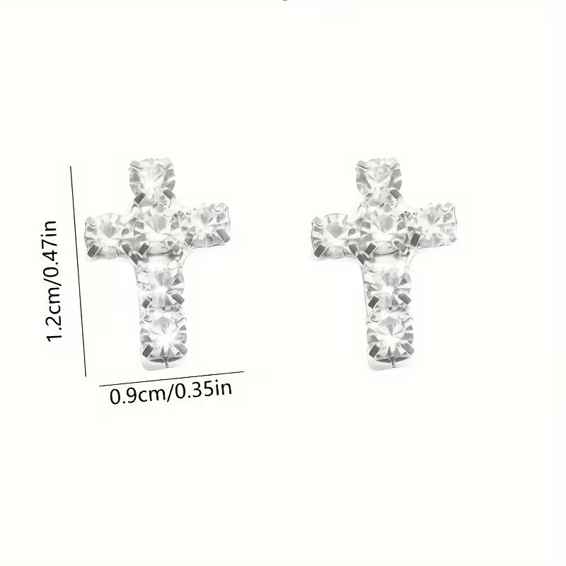 Ice Cross Earrings