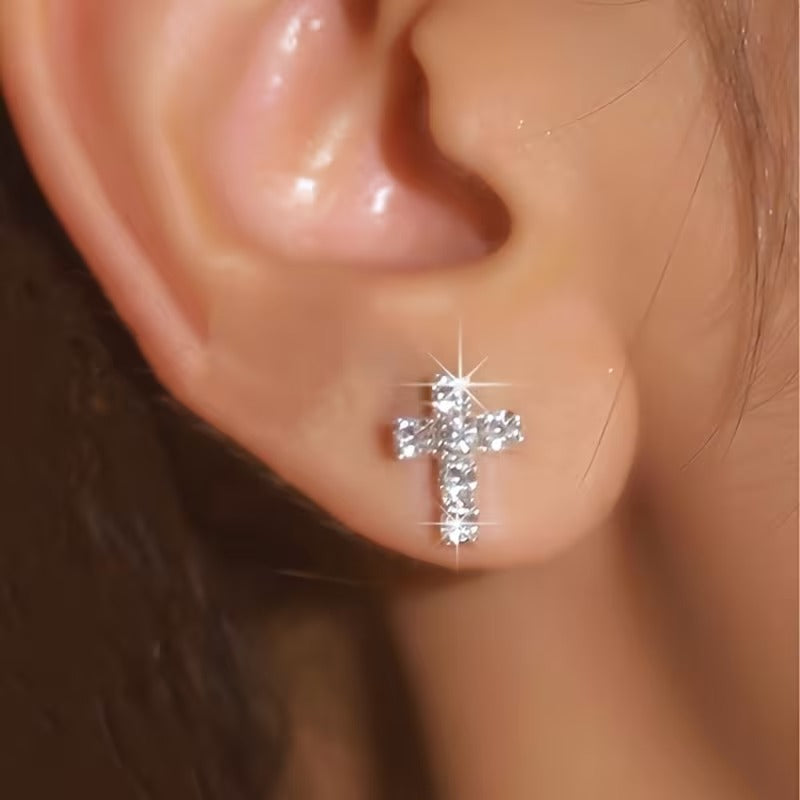 Ice Cross Earrings