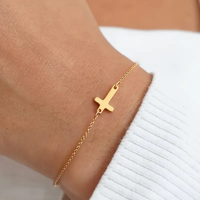 Proverbs Cross Bracelet